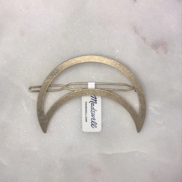 Madewell Accessories - Madewell Crescent Moon Barrette - NWT